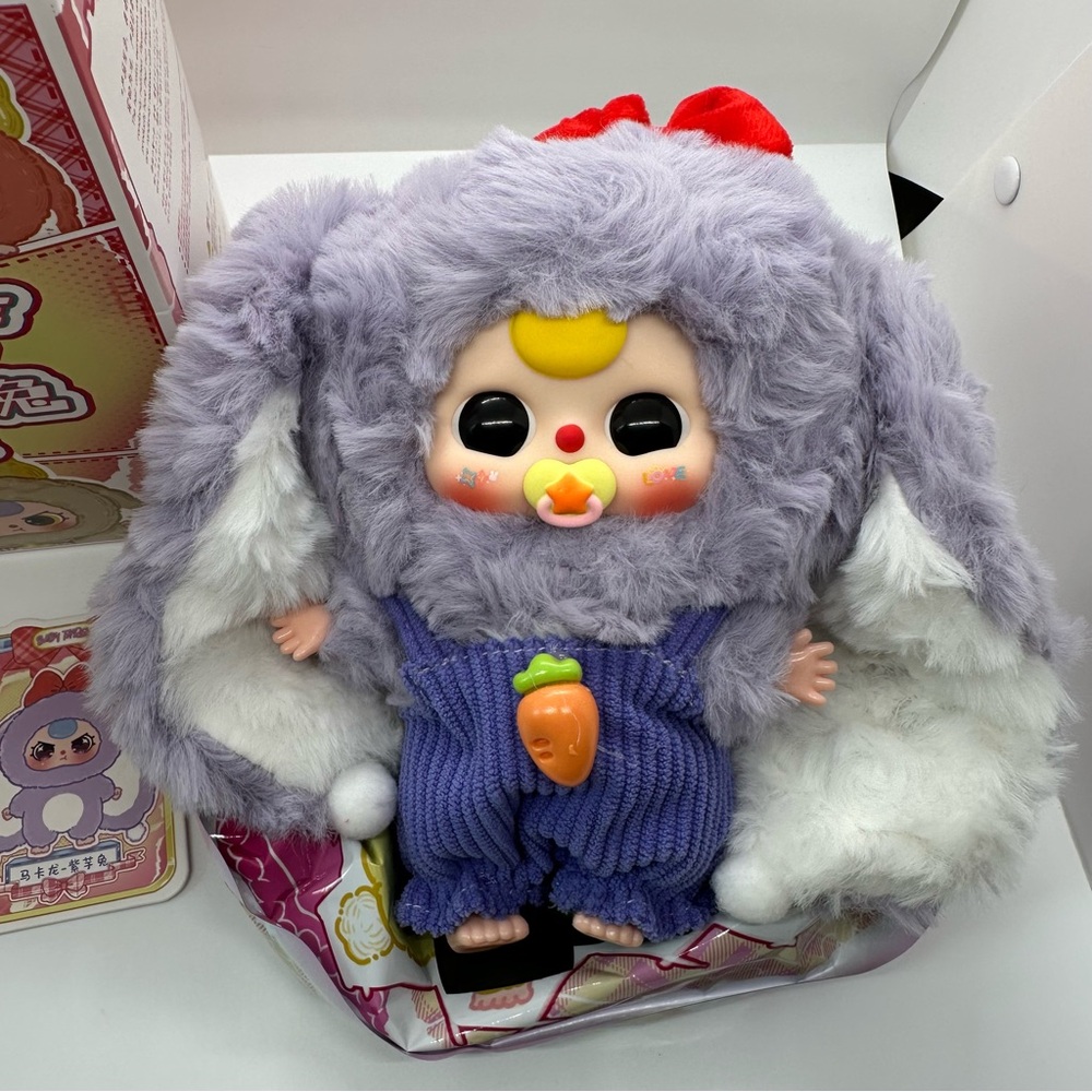 New Cureplaneta Baby Three Macaron Lily Rabbit Town V2 Rare Pacifier